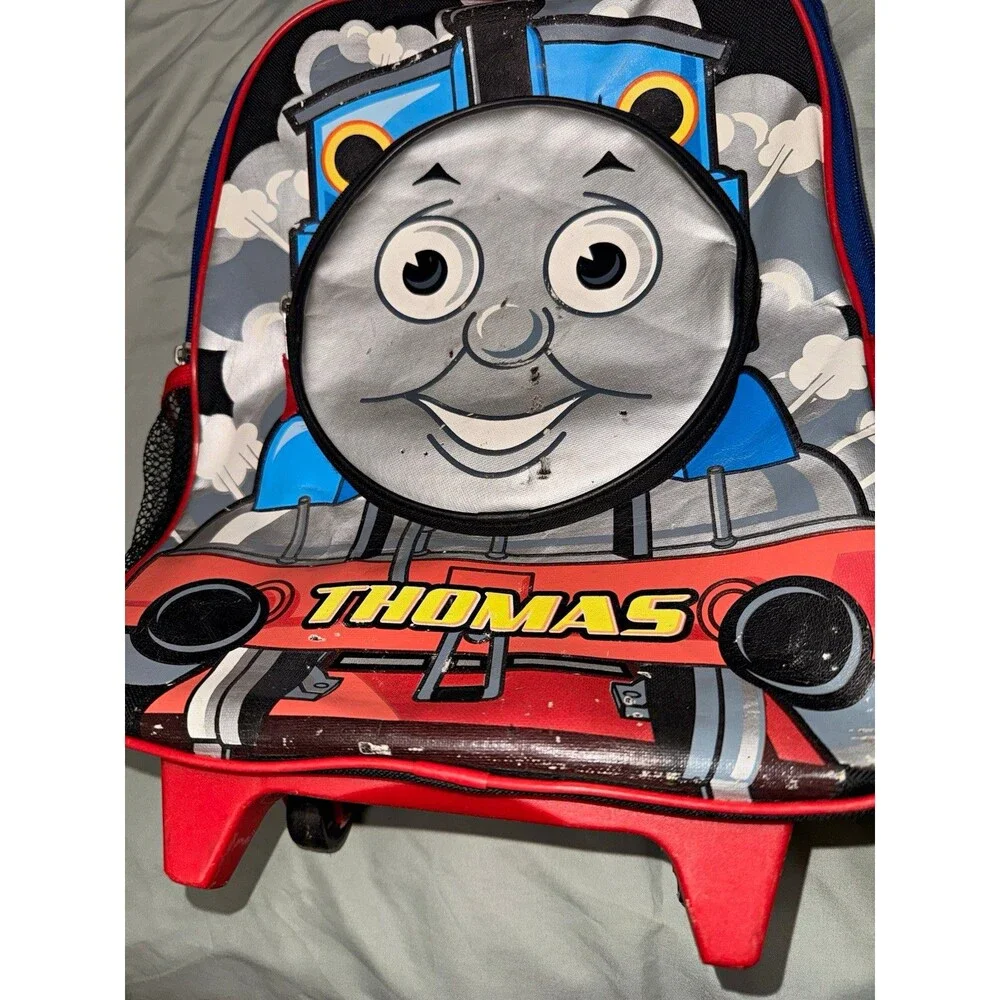 Thomas & Friends Thomas the Tank Engine Rolling Backpack Wheels Pockets Small